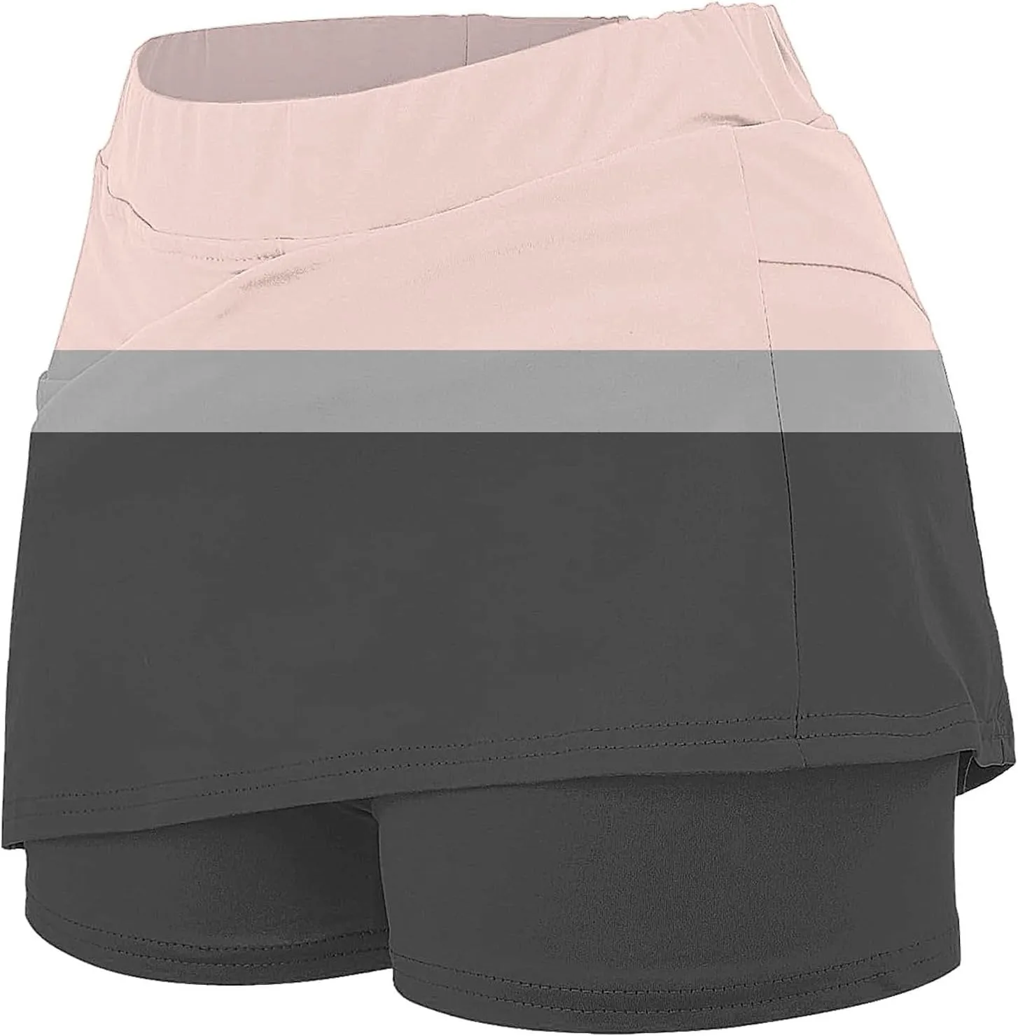 Athletic Skorts for Woman Elastic High Waisted Soft Comfy Stretch Workout Yoga Shorts Casual Summer Tennis Skirts