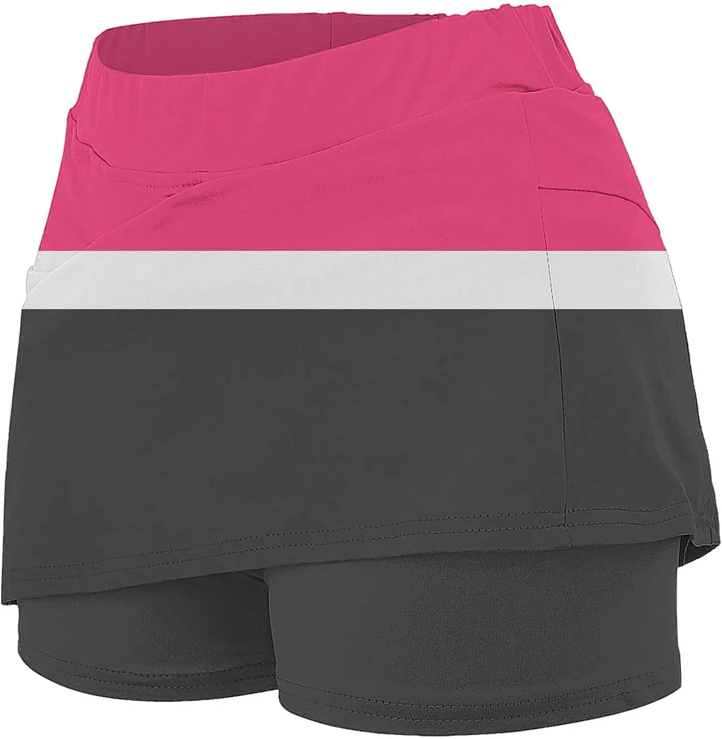 Athletic Skorts for Woman Elastic High Waisted Soft Comfy Stretch Workout Yoga Shorts Casual Summer Tennis Skirts