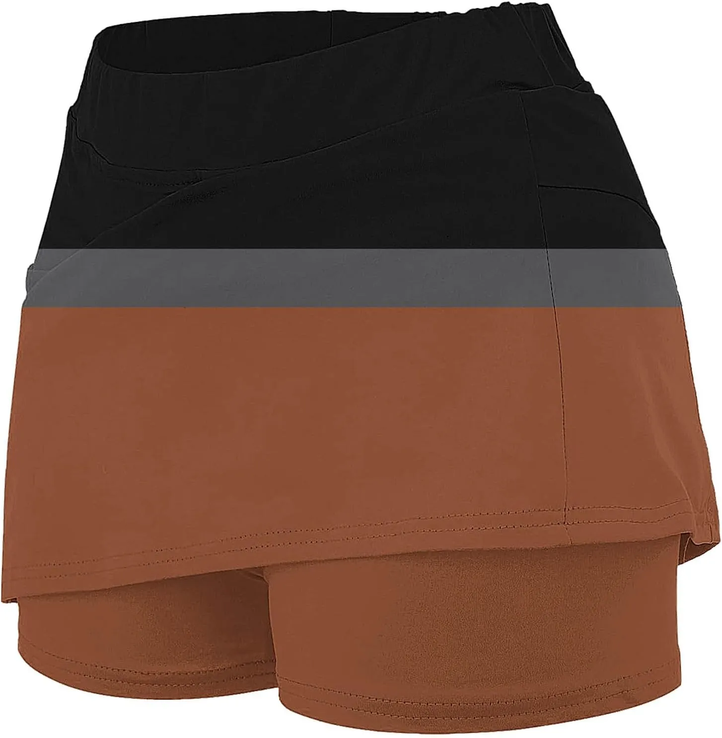 Athletic Skorts for Woman Elastic High Waisted Soft Comfy Stretch Workout Yoga Shorts Casual Summer Tennis Skirts
