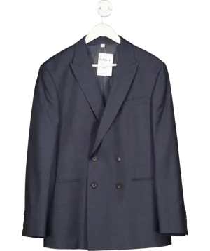 Autograph Blue Rich Wool Blend Suit Blazer UK 40" CHEST