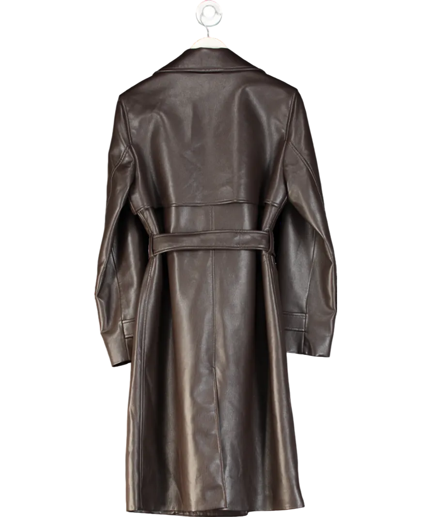 Babaton Brown New Tabloid Trench Coat UK S