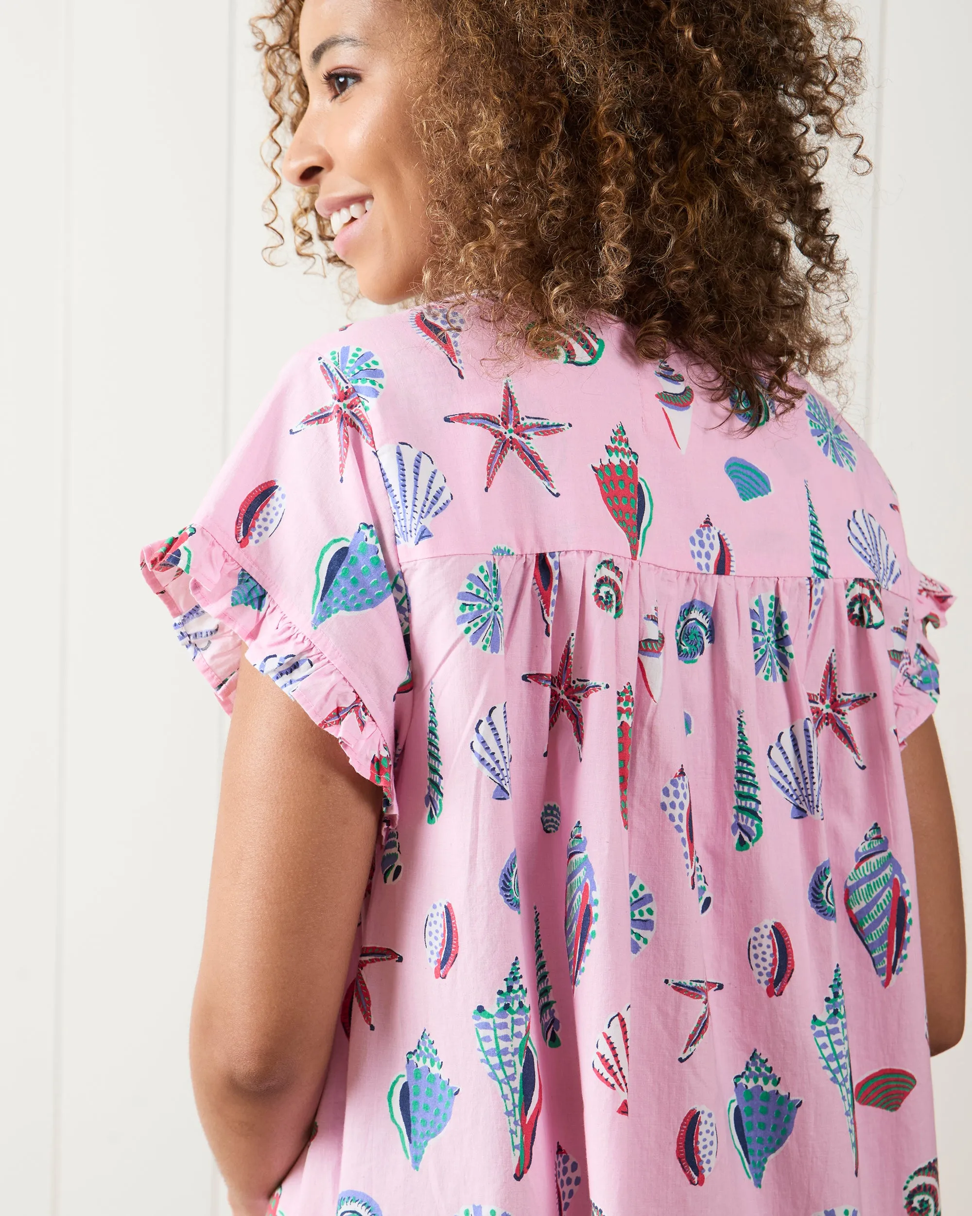 Beachcomber - Pintuck Nightgown - Pink Sand
