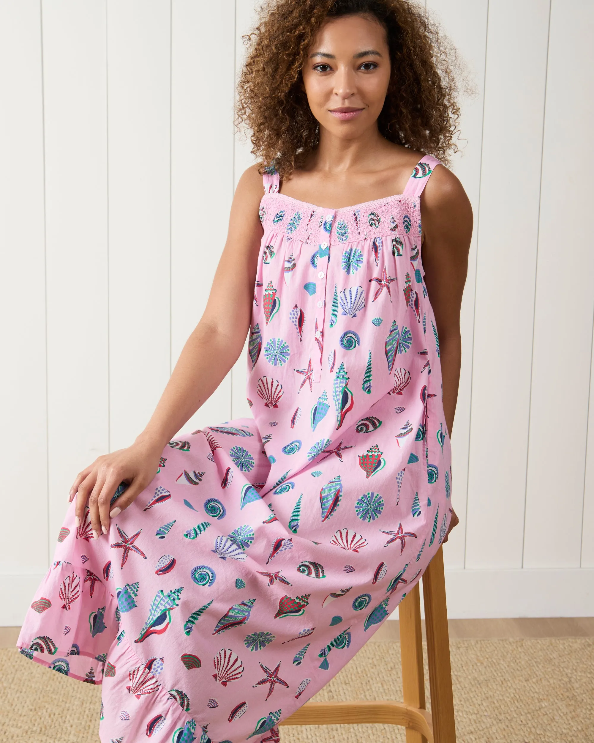 Beachcomber - Starlit Sky Nightgown - Pink Sand