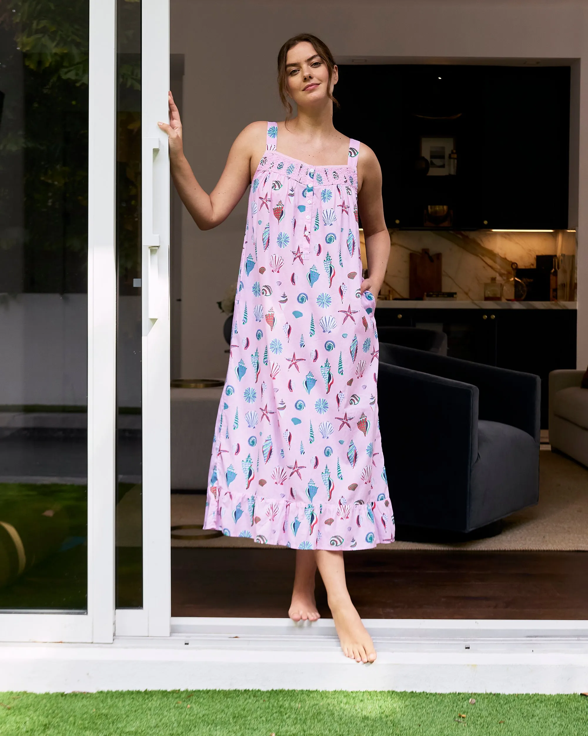 Beachcomber - Starlit Sky Nightgown - Pink Sand