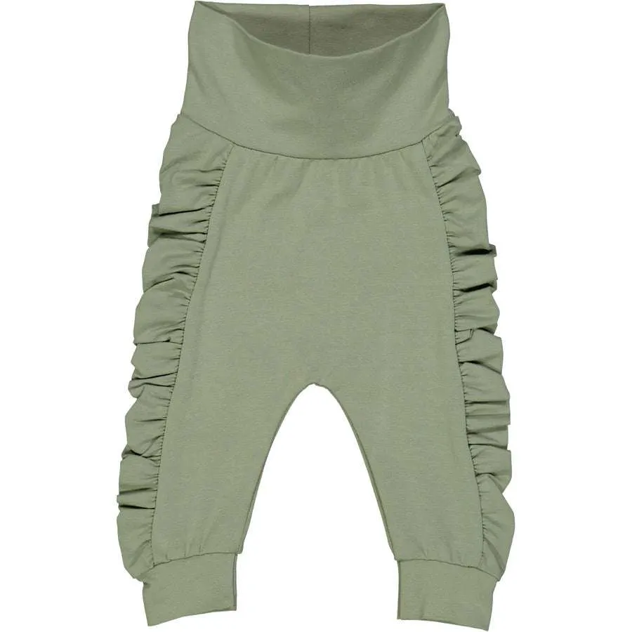 Cozy Me Frill Pants - Poetry Green