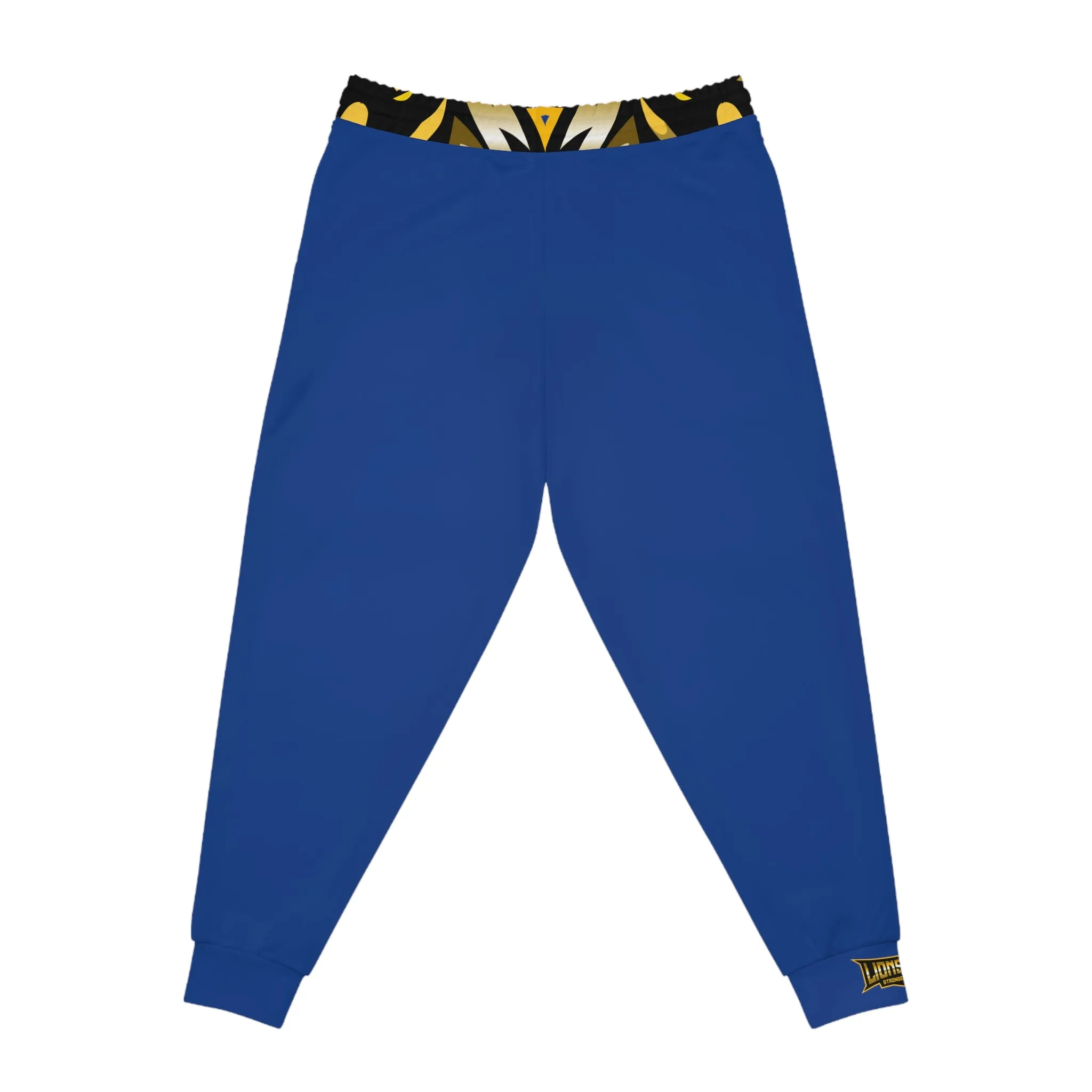Dark Blue "Sun Gold Lion" Athletic Joggers