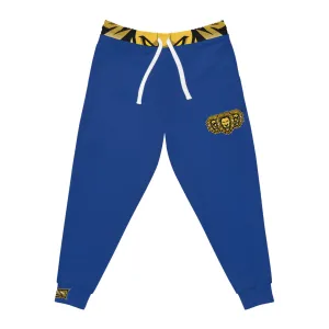 Dark Blue "Sun Gold Lion" Athletic Joggers