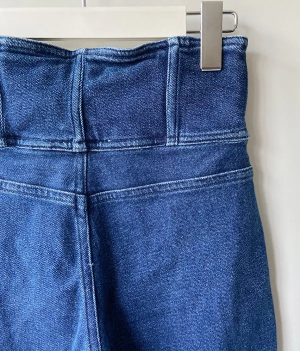FUMIKA_UCHIDA/STRETCH DENIM CORSET PANTS(INDIGO)