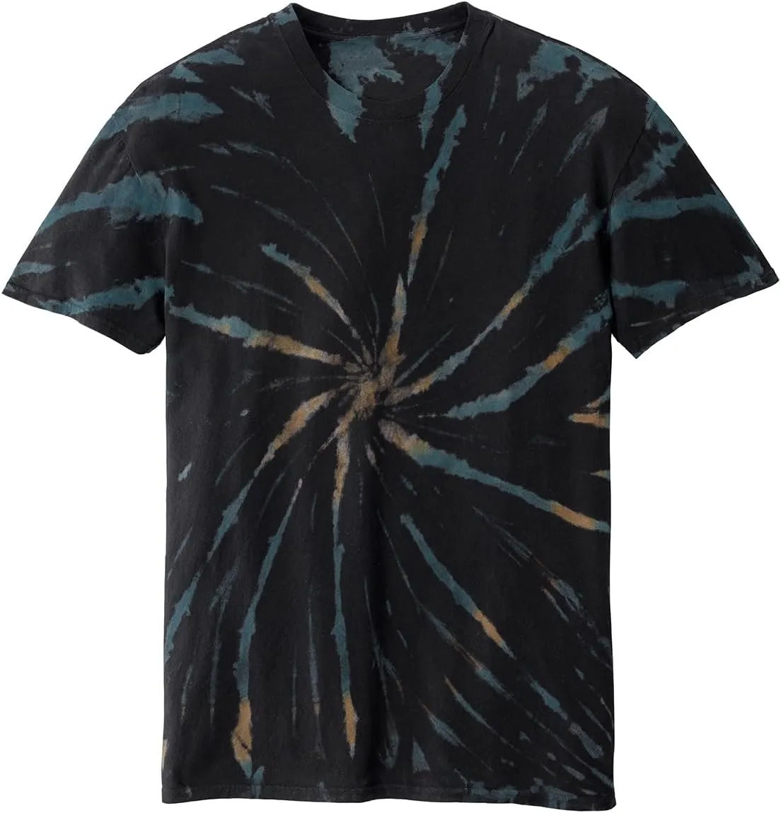 JustBlanks Mens 100% Cotton Short Sleeves Regular Fit Casual Tie-Dye T-Shirt