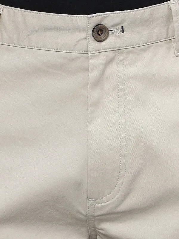 Light Cement Chino Shorts