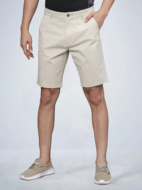 Light Cement Chino Shorts