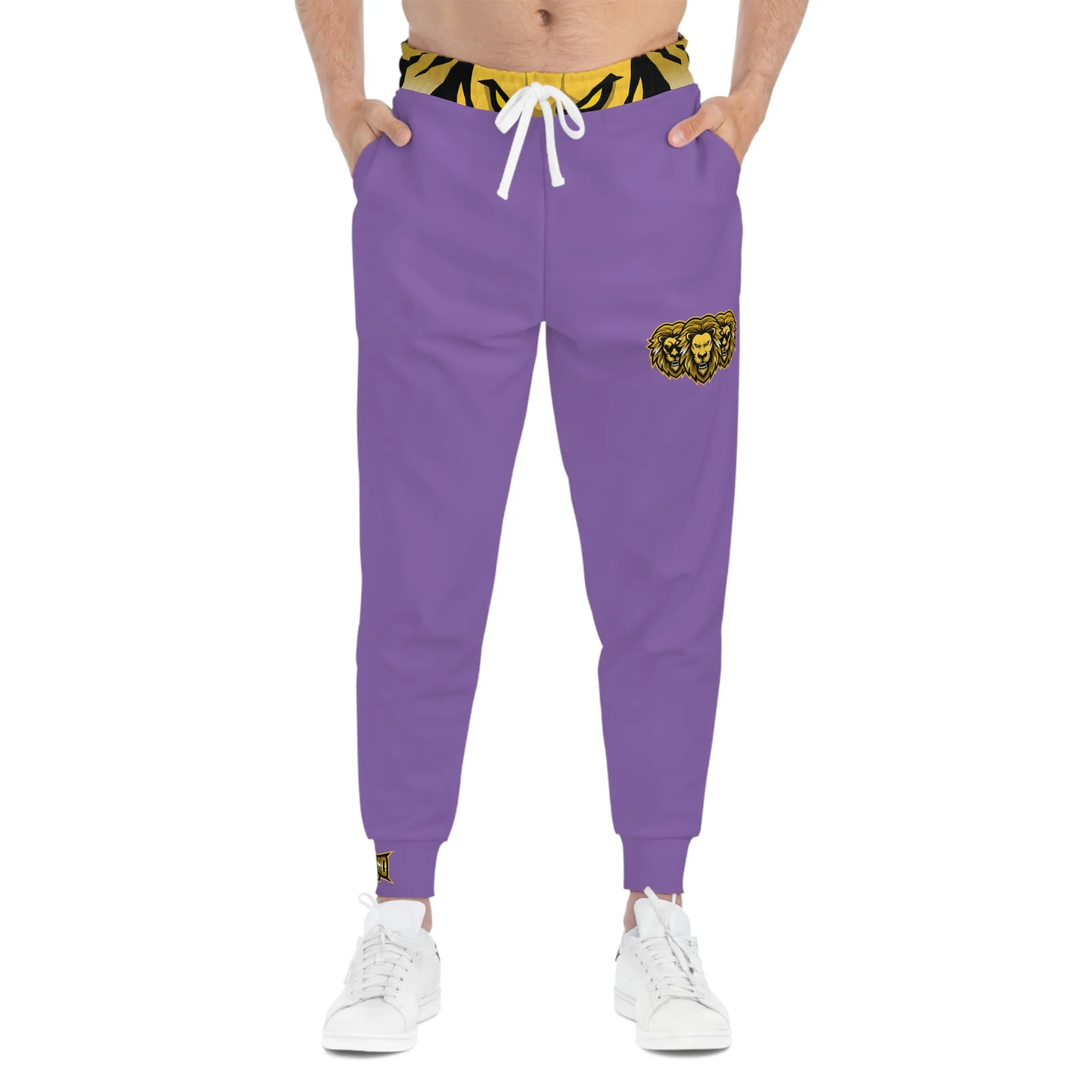 Light Purple "Sun Gold Lion" Athletic Joggers