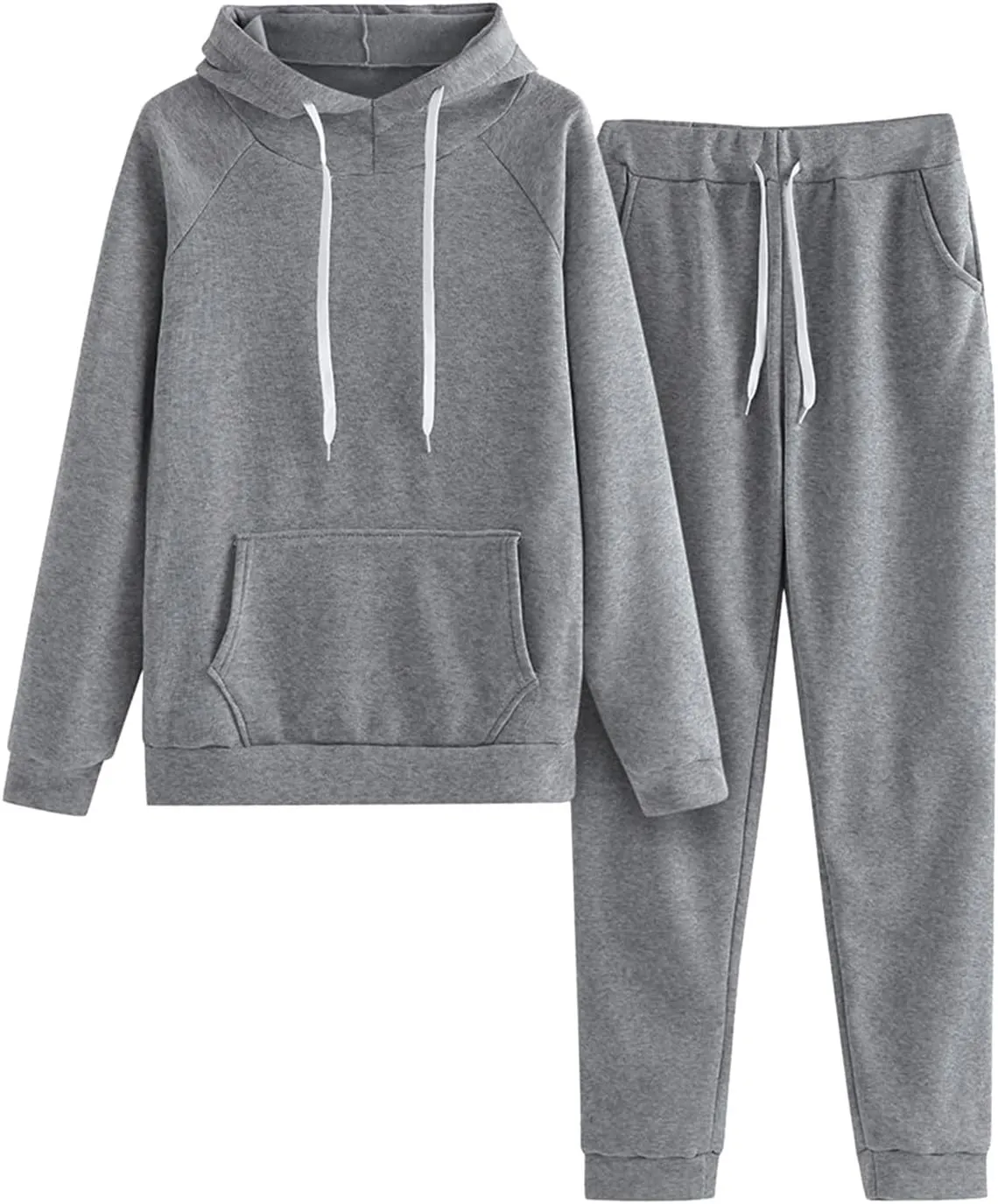 Lounge Sets for Women 2024 Long Sleeve V Neck Comfy Fall Hoodie Sweatshirt Long Pants Outfits