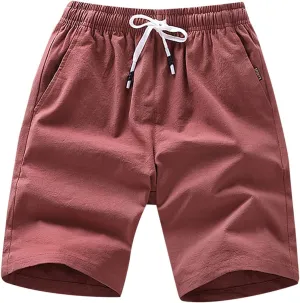 Mens Casual Shorts,Men's Athletic Outdoor Sport Sweatpants Summer Comfy Casual Short Pants with Pockets Men Work Pants