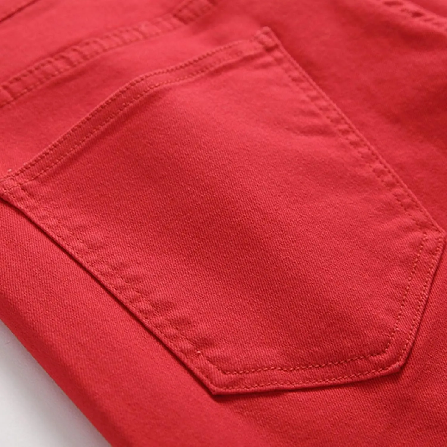 Mens Slim Skinny Casual Denim Pants Straight Leg Stylish Colorful Jeans for Men Stretchy Comfy Denim Jogger Pants with Pocket