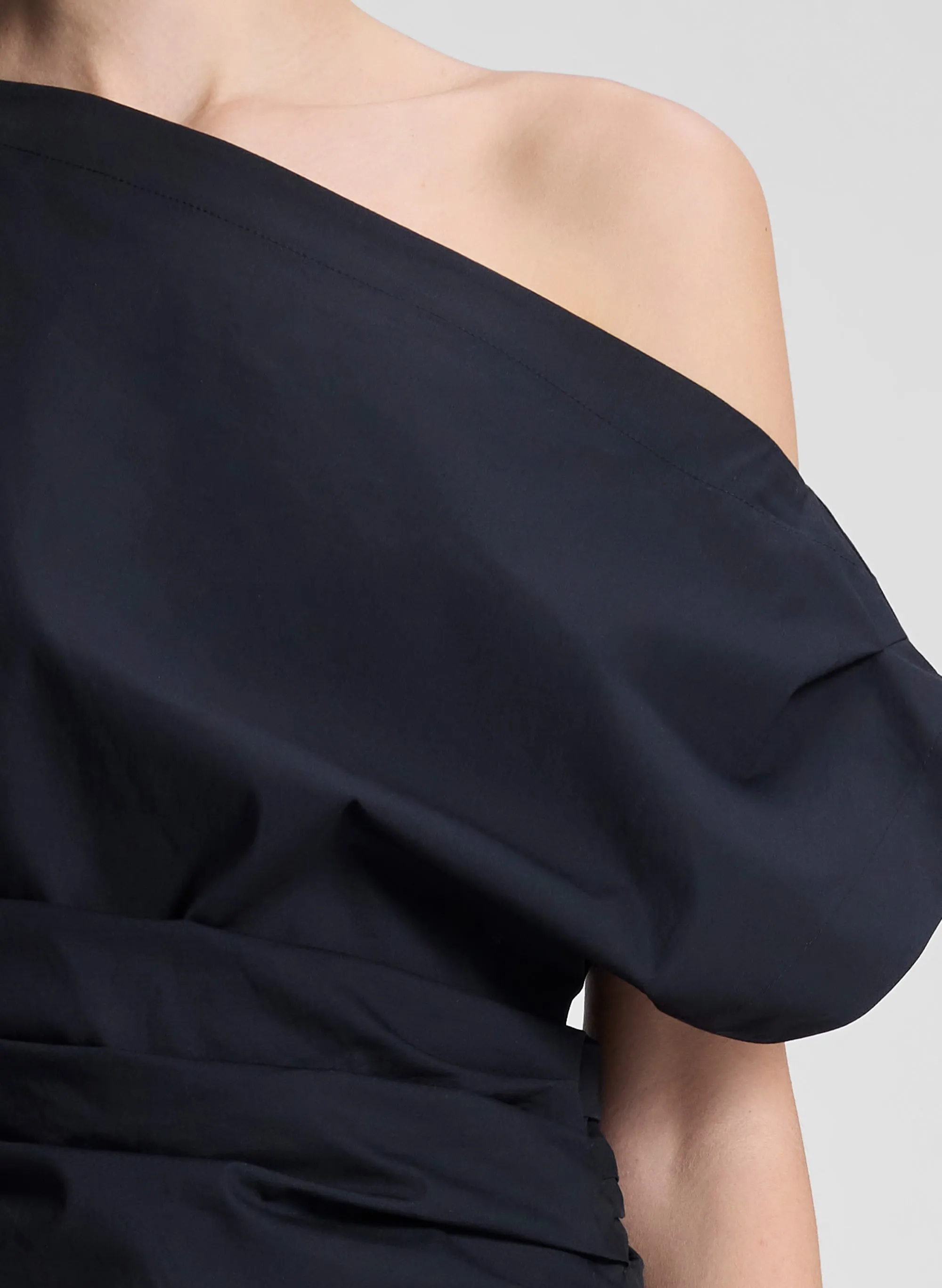 Nara Stretch Cotton Off Shoulder Top