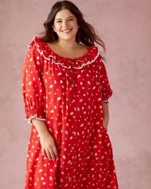 PF   Pencil & Paper Co. Heartbreaker - Latte Love Nightie - Ruby