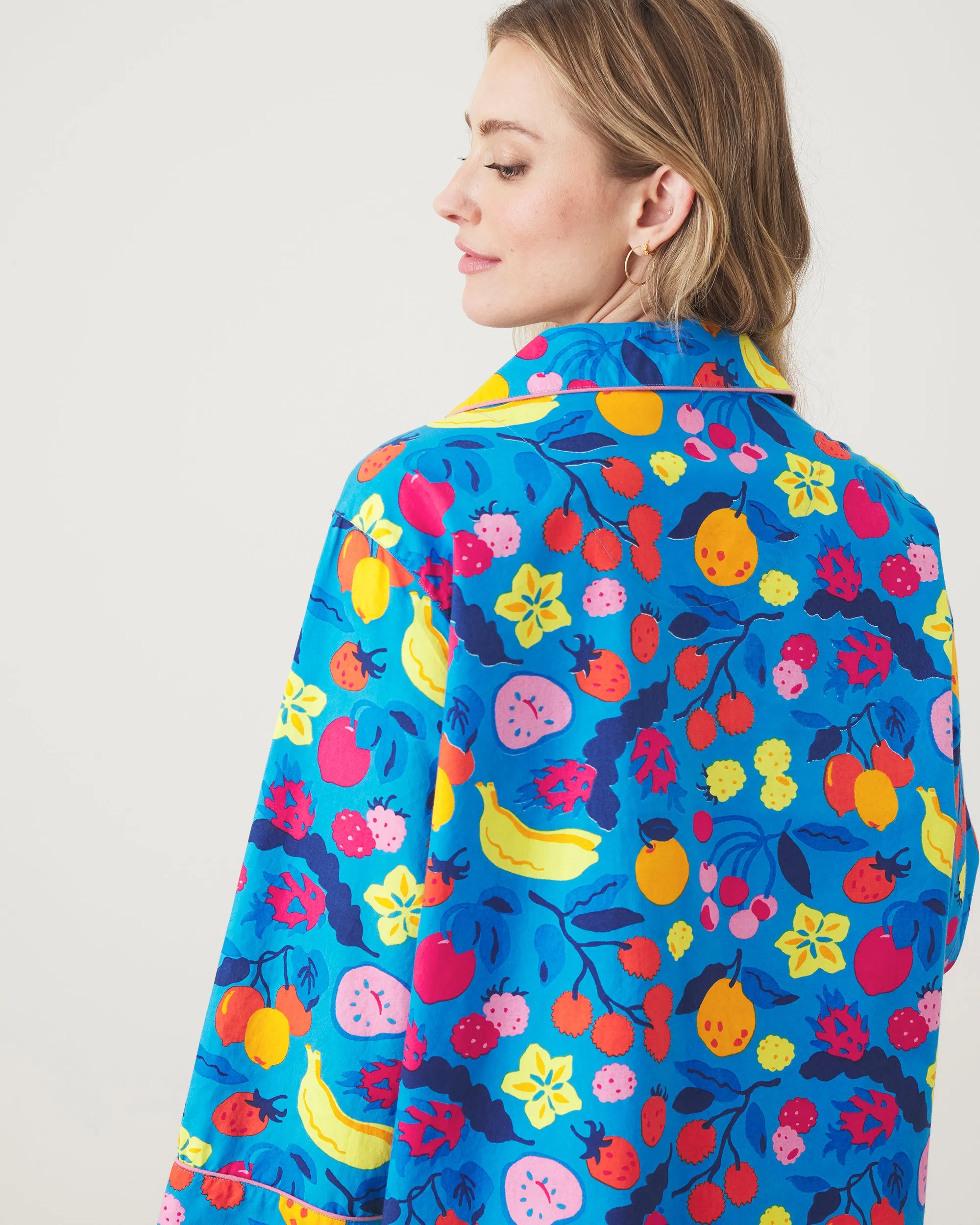 Smoothie Time - Sleep Shirt -  Tropical Blue