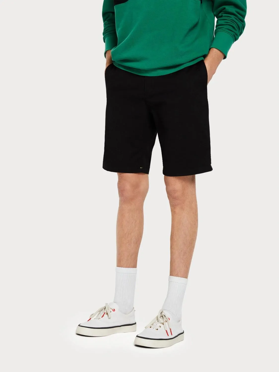Stretch Chino Short (Black)