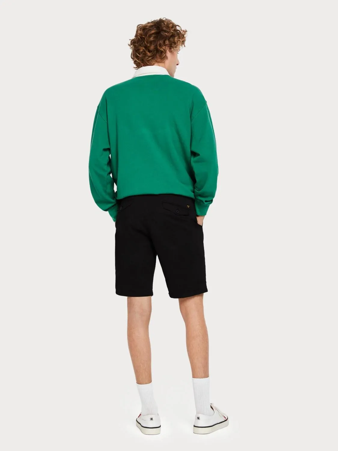 Stretch Chino Short (Black)
