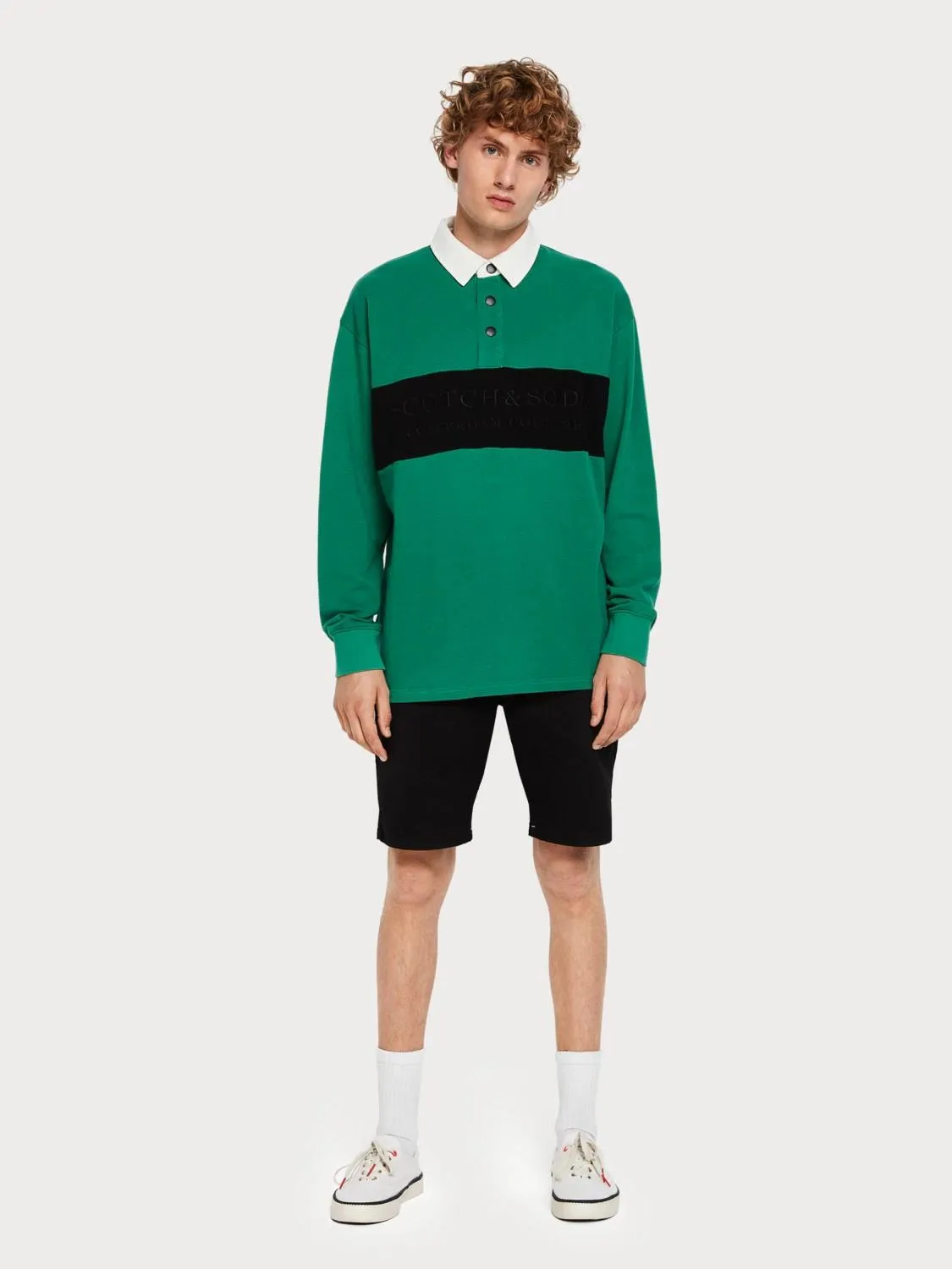 Stretch Chino Short (Black)