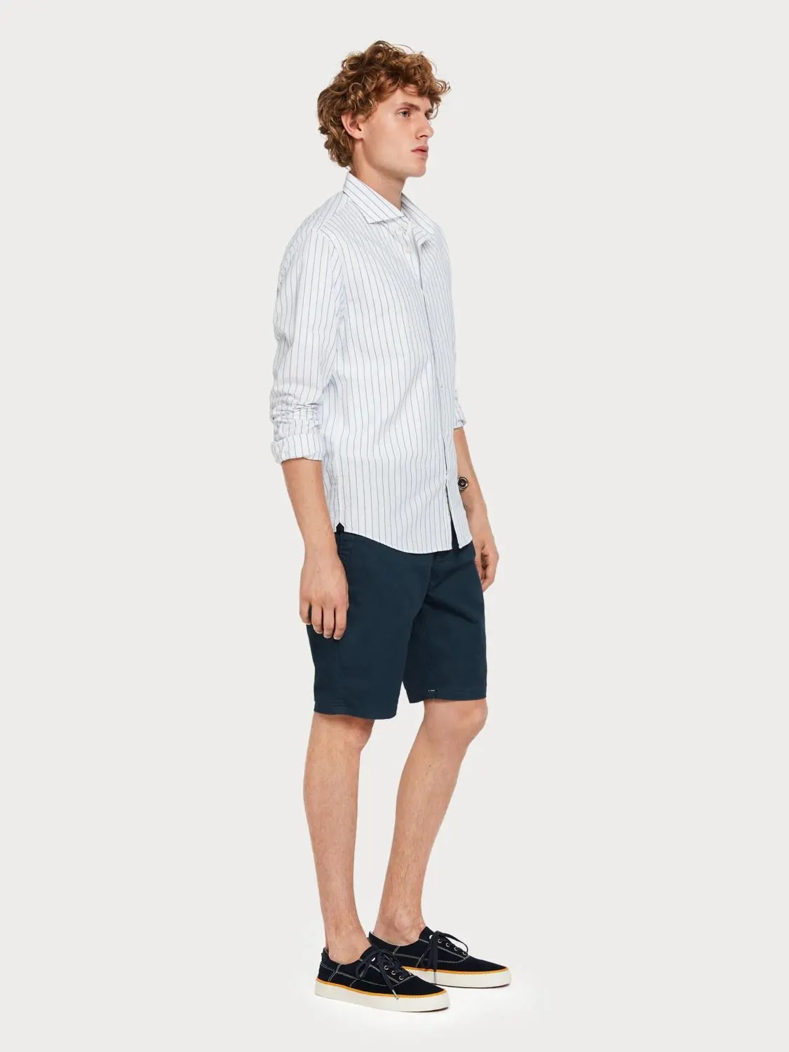 Stretch Chino Shorts (Navy)