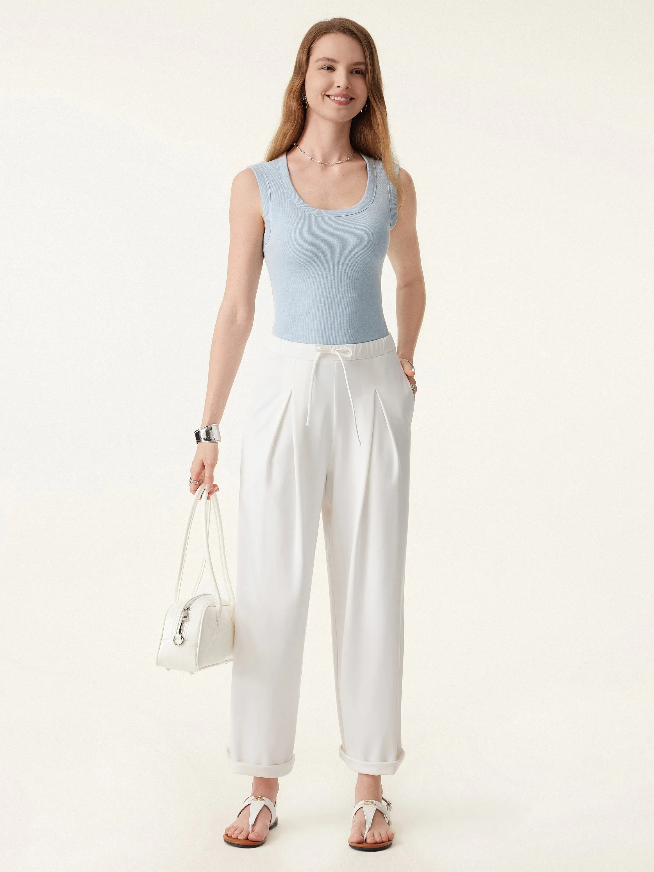 Stretch Cotton Scoopneck New Airy Brami Tank