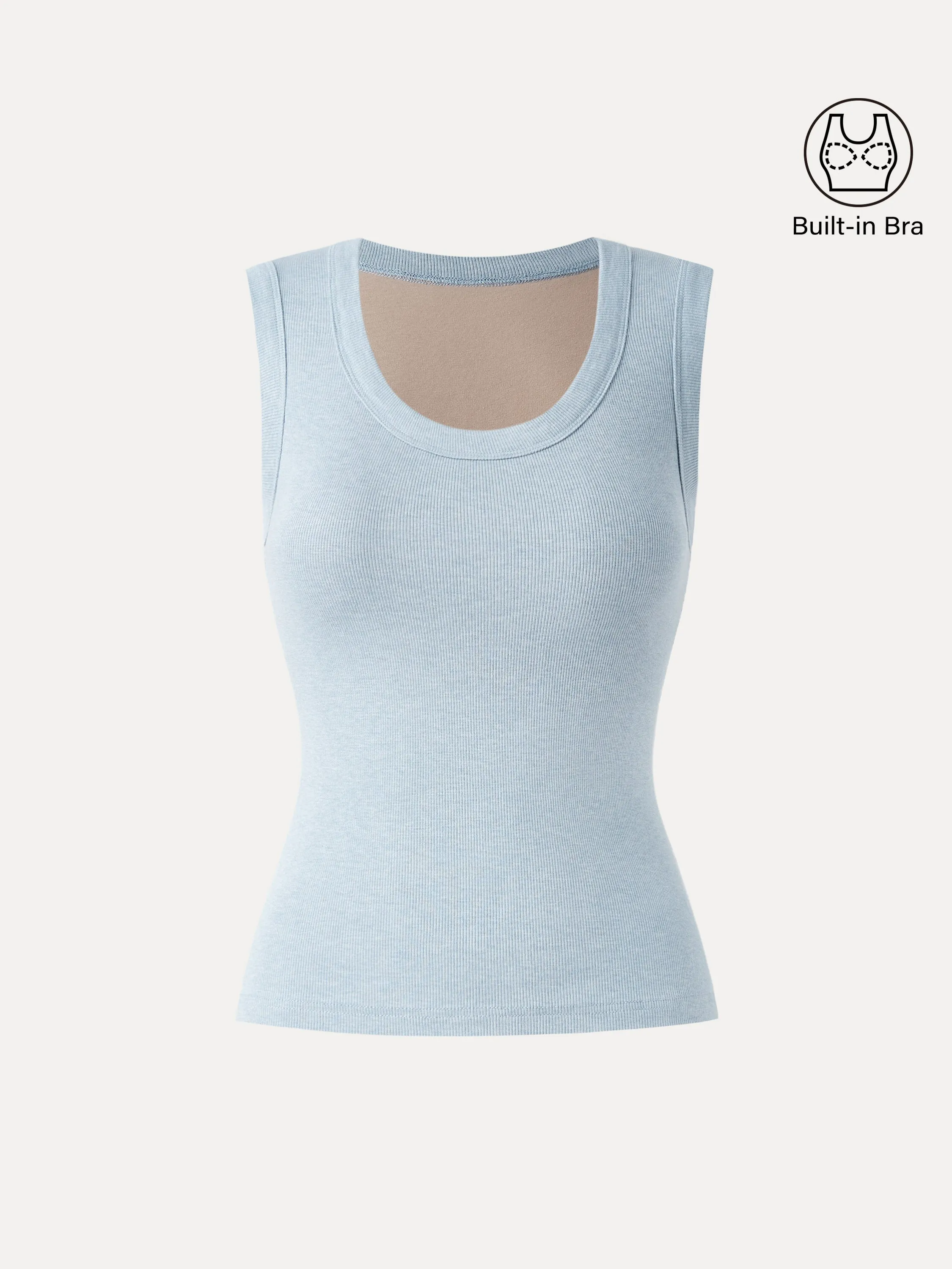 Stretch Cotton Scoopneck New Airy Brami Tank
