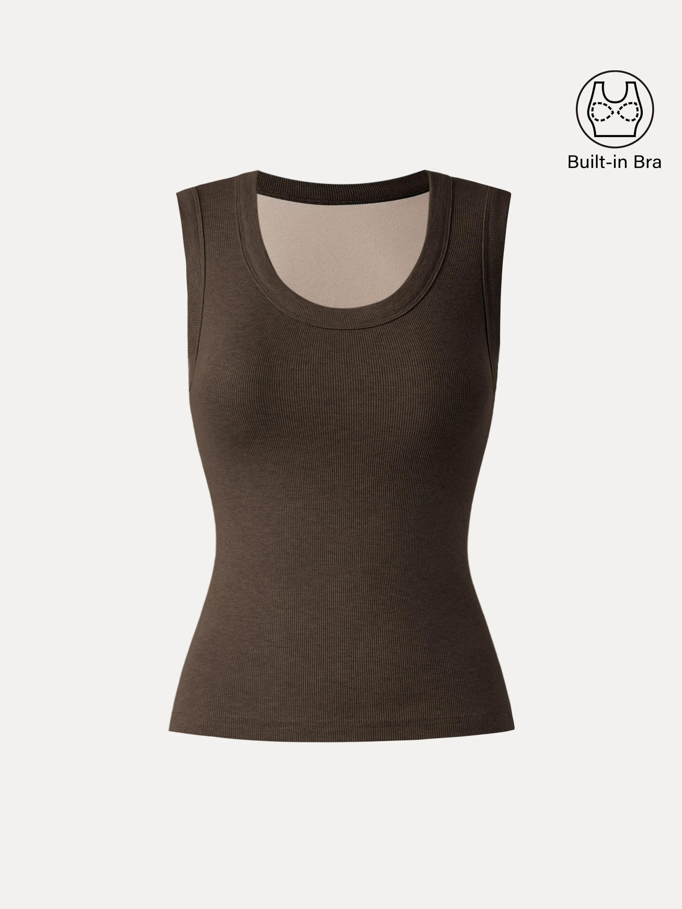 Stretch Cotton Scoopneck New Airy Brami Tank