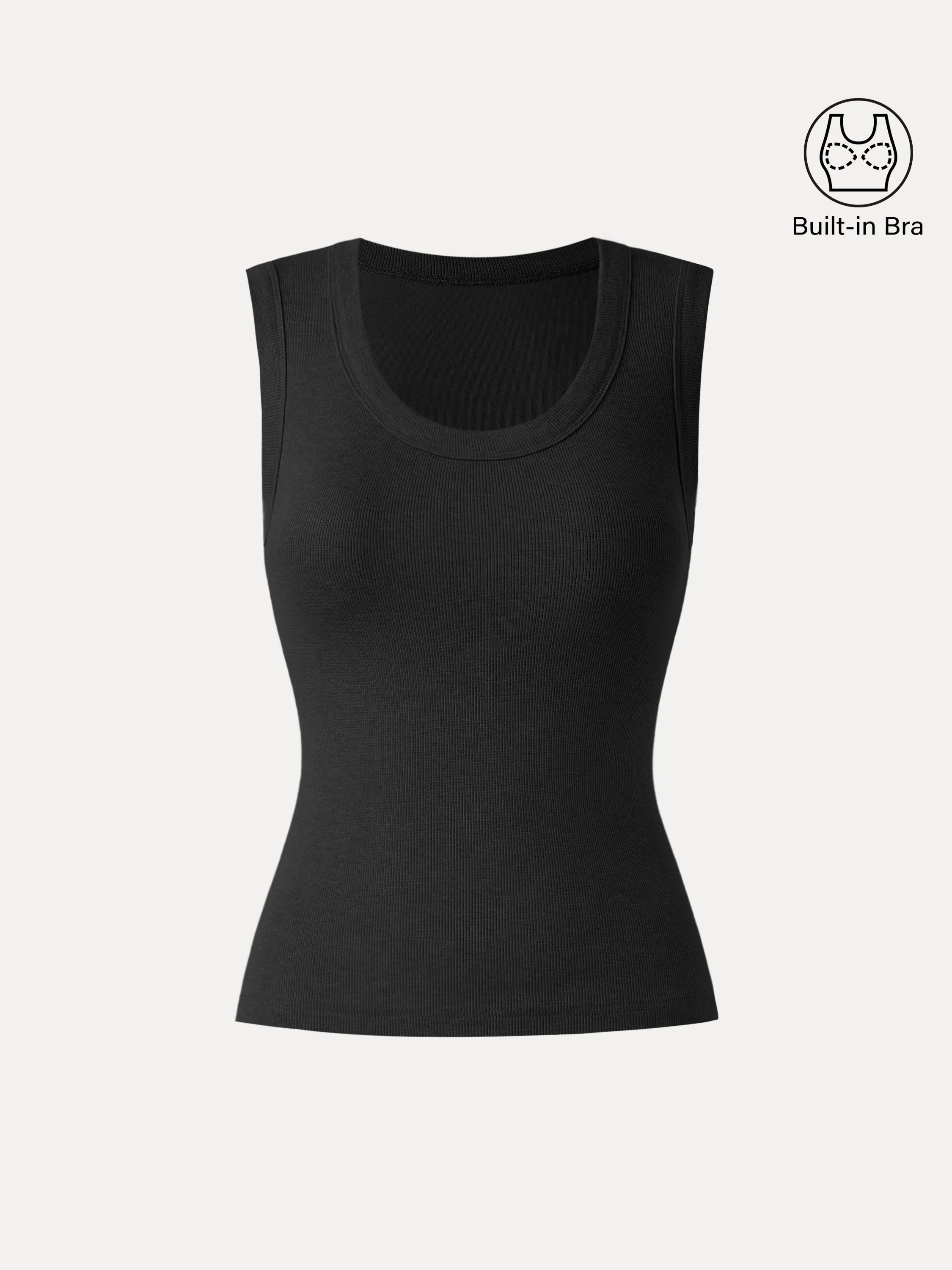 Stretch Cotton Scoopneck New Airy Brami Tank