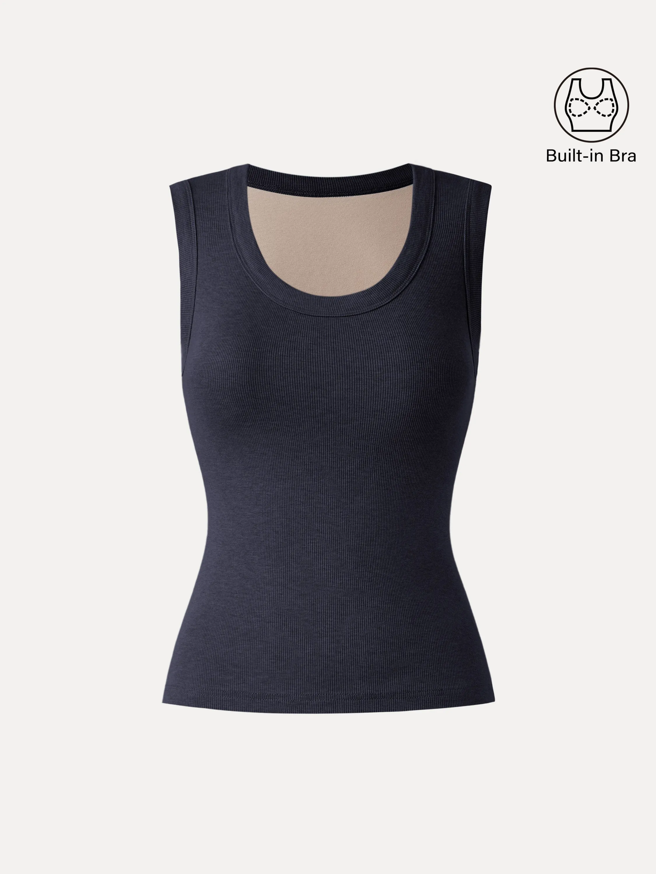 Stretch Cotton Scoopneck New Airy Brami Tank