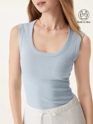 Stretch Cotton Scoopneck New Airy Brami Tank