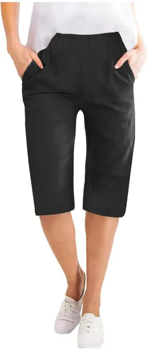 TARIENDY High Waisted Pants for Women Trendy 2025 Summer Casual Sweatpants Loose Comfy Solid Trouser Lightweight Shorts