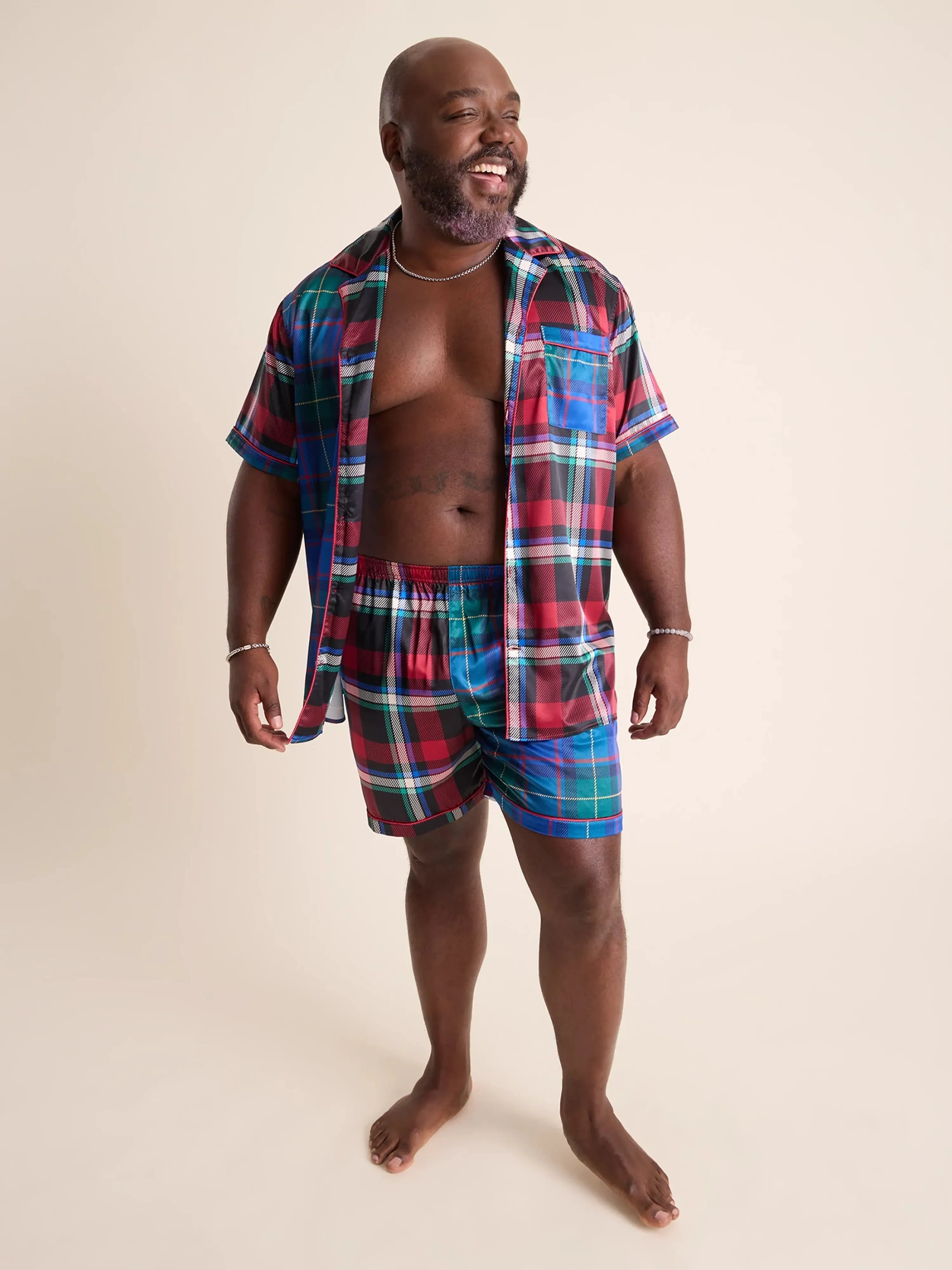 The All Wrapped Up (Satin Pajama Shirt)