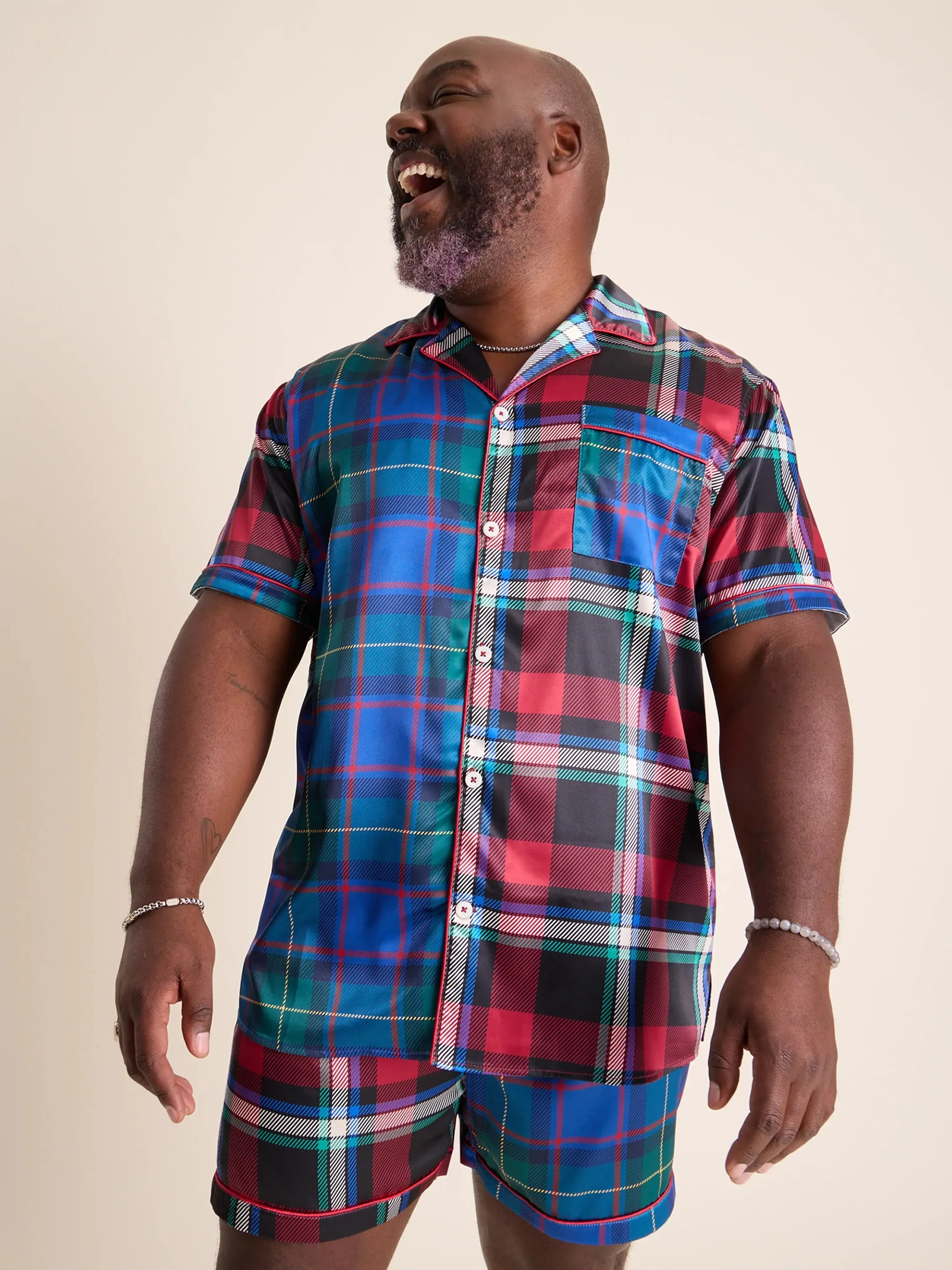 The All Wrapped Up (Satin Pajama Shirt)