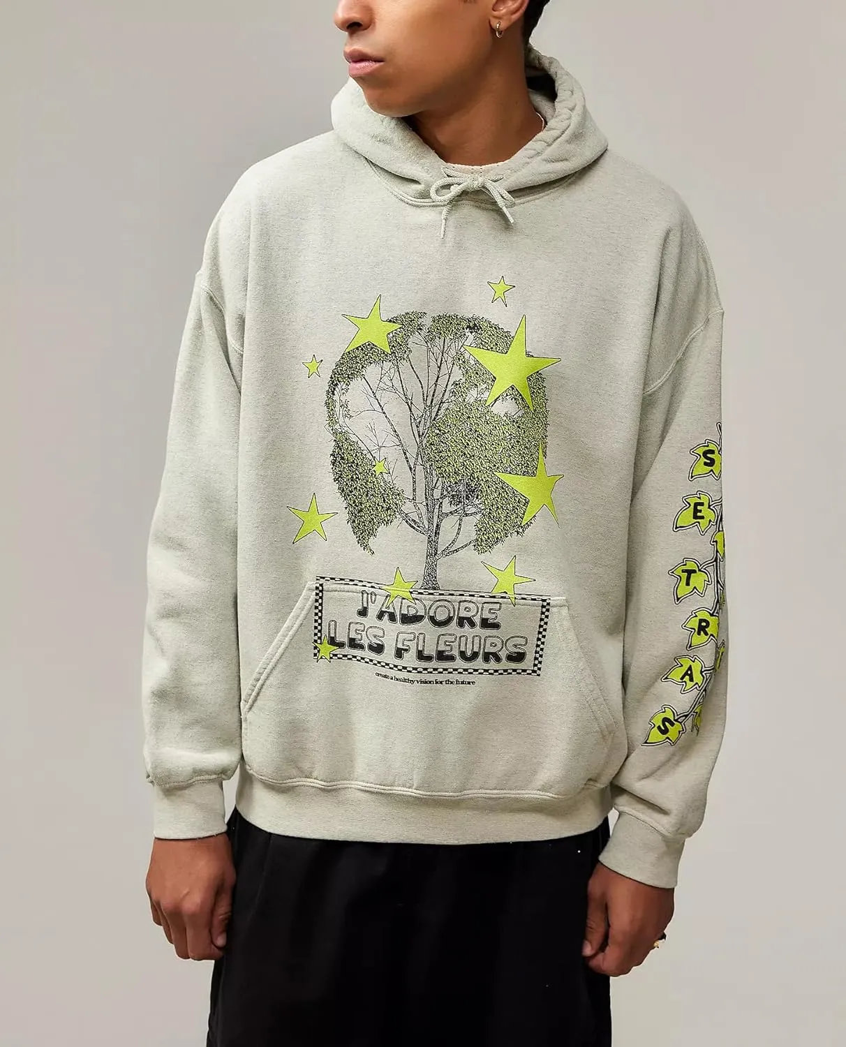 Women Oversized Graphic Hoodie Y2k Teen Girls Preppy Sweatshirt Long Sleeve Hooded Pullover Top Loose Aesthetic