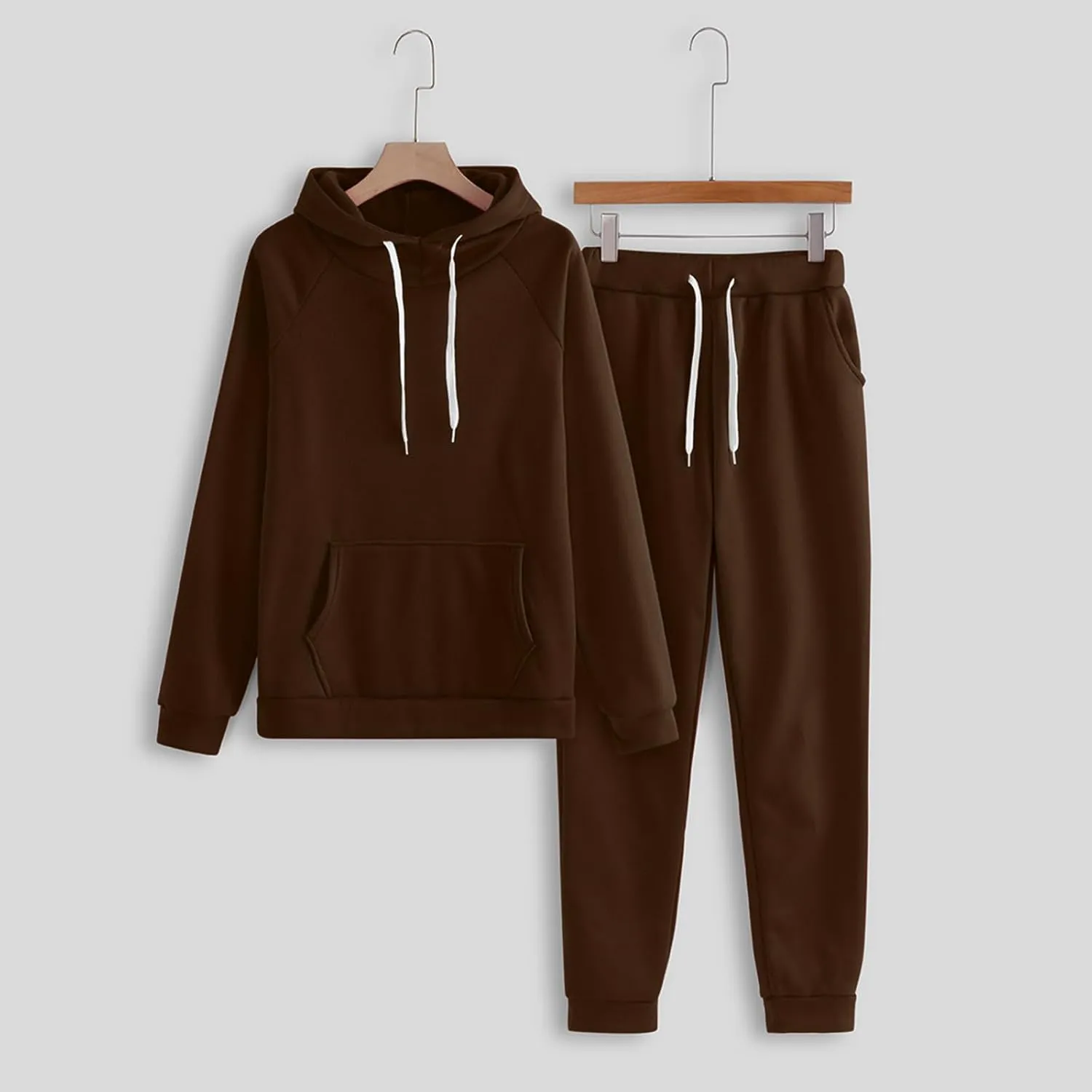 Women's 2 Piece Outfits Lounge Set Long Sleeve V Neck Comfy Clothes Sweatshirt with Jogger Pants 2