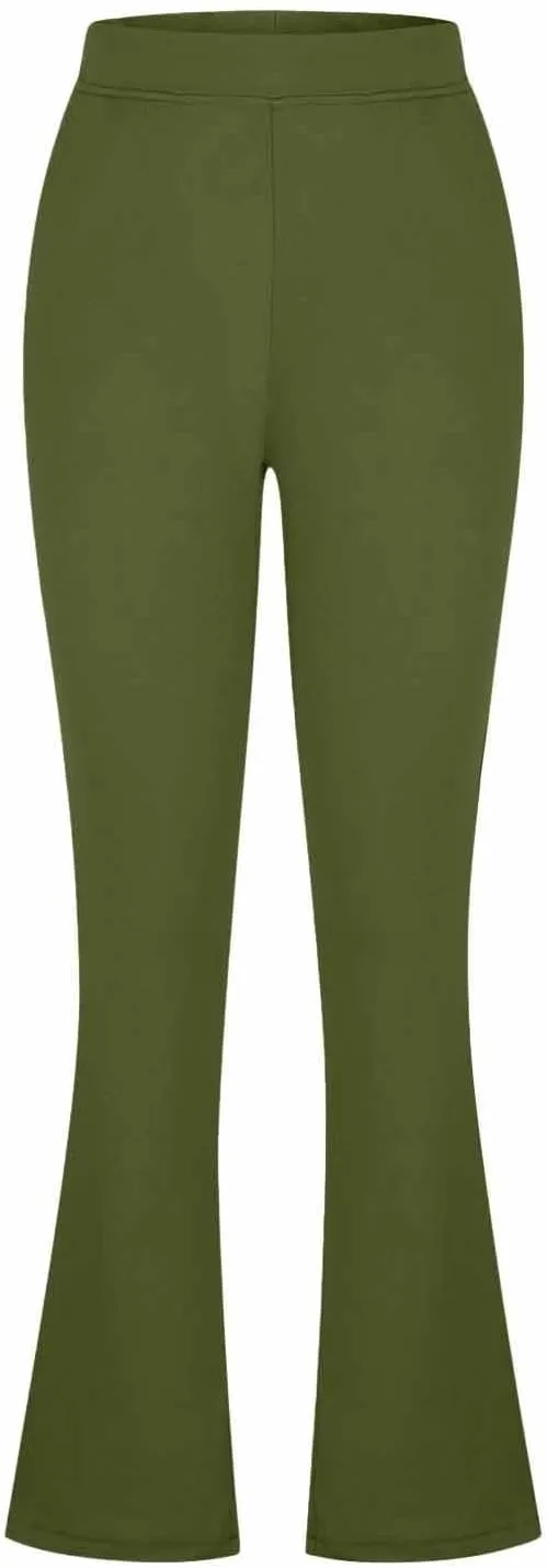 Work Pants for Women 2025 High Waist Stretch Soft Comfy Athletic Workout Yoga Dressy Pants Casual Business Trousers