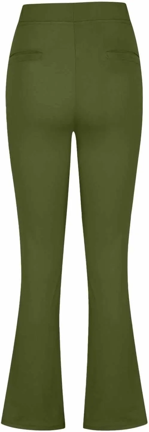 Work Pants for Women 2025 High Waist Stretch Soft Comfy Athletic Workout Yoga Dressy Pants Casual Business Trousers