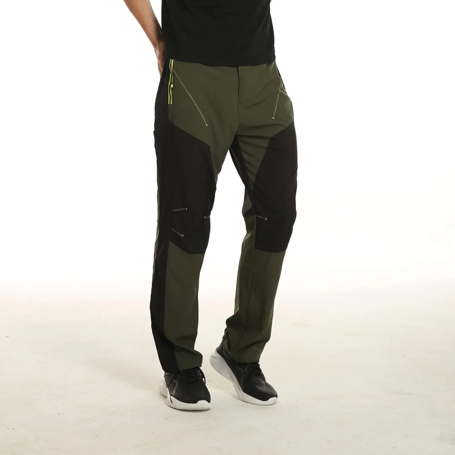 XUNRYAN Mens Hiking Pants Workout Lightweight Quick Dry Waterproof Outdoor Fishing Mountain Pants Trousers Activewear